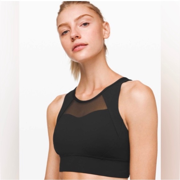 lululemon athletica Other - Lululemon Breathe it in Bra Black Size 12